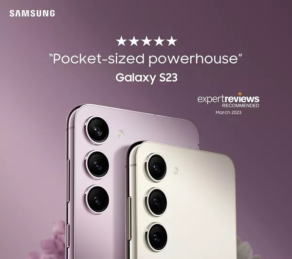 SAMSUNG Galaxy S23 - 128GB, Phantom Black - Acceptable