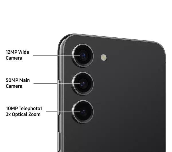 SAMSUNG Galaxy S23 - 128GB, Phantom Black - Acceptable