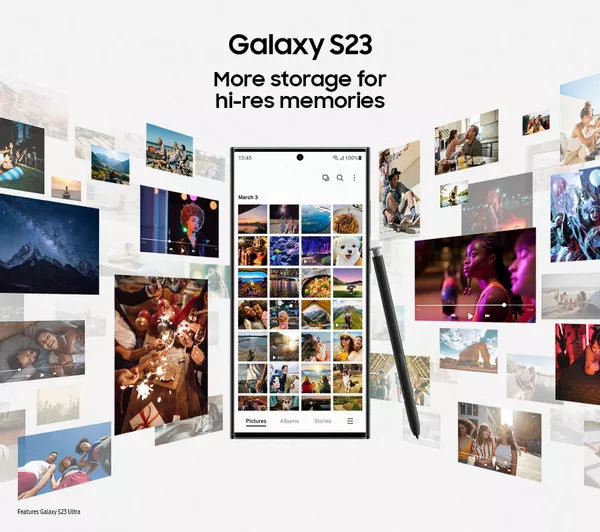 SAMSUNG Galaxy S23 - 128GB, Phantom Black - Acceptable