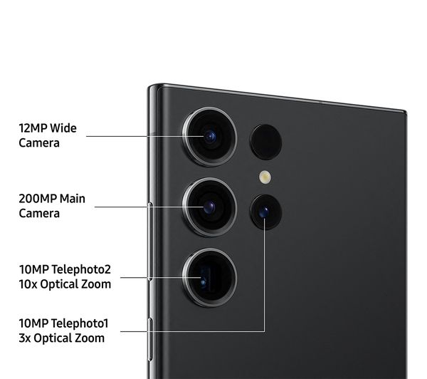 SAMSUNG Galaxy S23 Ultra - 256 GB, Phantom Black - Very Good