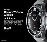 SAMSUNG Galaxy Watch6 Classic - Black, 43mm - Pristine