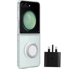 SAMSUNG Z Flip5 Case Starter Kit - Clear & Black