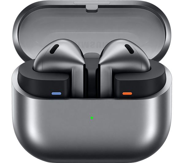 SAMSUNG Galaxy Buds3 Wireless Bluetooth Noise-Cancelling Earbuds - Silver - Pristine