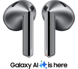 SAMSUNG Galaxy Buds3 Wireless Bluetooth Noise-Cancelling Earbuds - Silver - Pristine