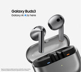 SAMSUNG Galaxy Buds3 Wireless Bluetooth Noise-Cancelling Earbuds - Silver - Pristine