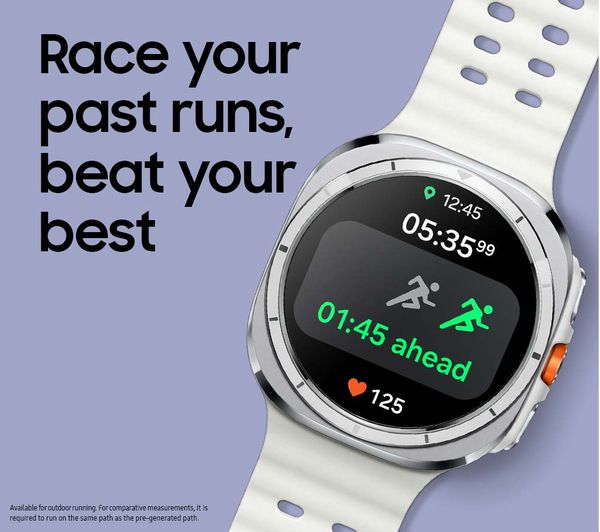 SAMSUNG Galaxy Watch Ultra with Bixby - Titanium White, 47 mm - Pristine