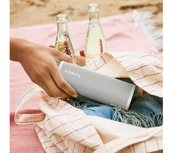 SONOS Roam Portable Wireless Multi-room Speaker with Google Assistant & Amazon Alexa - Lunar White - Very Good