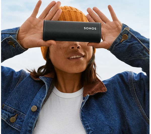 SONOS Roam Portable Wireless Multi-room Speaker with Google Assistant & Amazon Alexa - Lunar White - Very Good