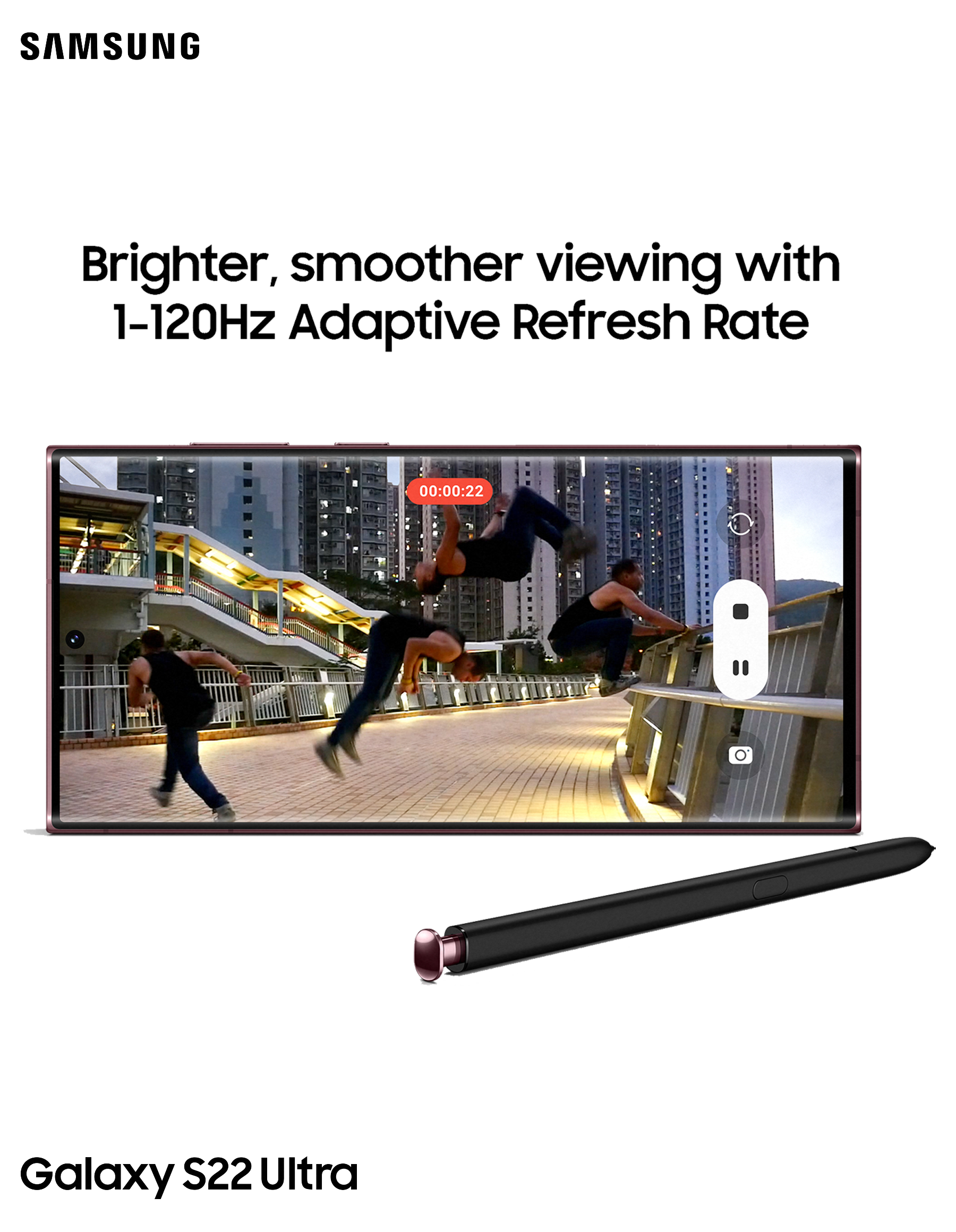 Samsung Galaxy S22 Ultra 5G - 256GB, Phantom White - Very Good