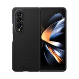 Samsung Galaxy Z Fold4 Leather Cover Case - Black
