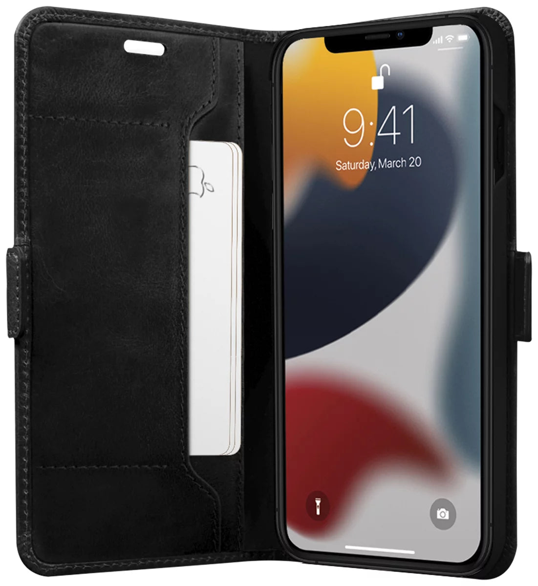 dbramante1928 Copenhagen Slim, iPhone 13 - Wallet Case, Black