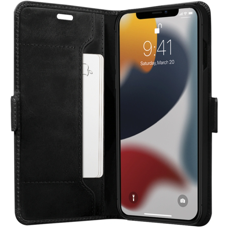 dbramante1928 Copenhagen Slim, iPhone 13 Pro Max - Wallet Case, Black