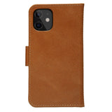 dbramante1928 Lynge Leather Wallet Case Magnetic Flip Cover for iPhone 12 Mini Tan