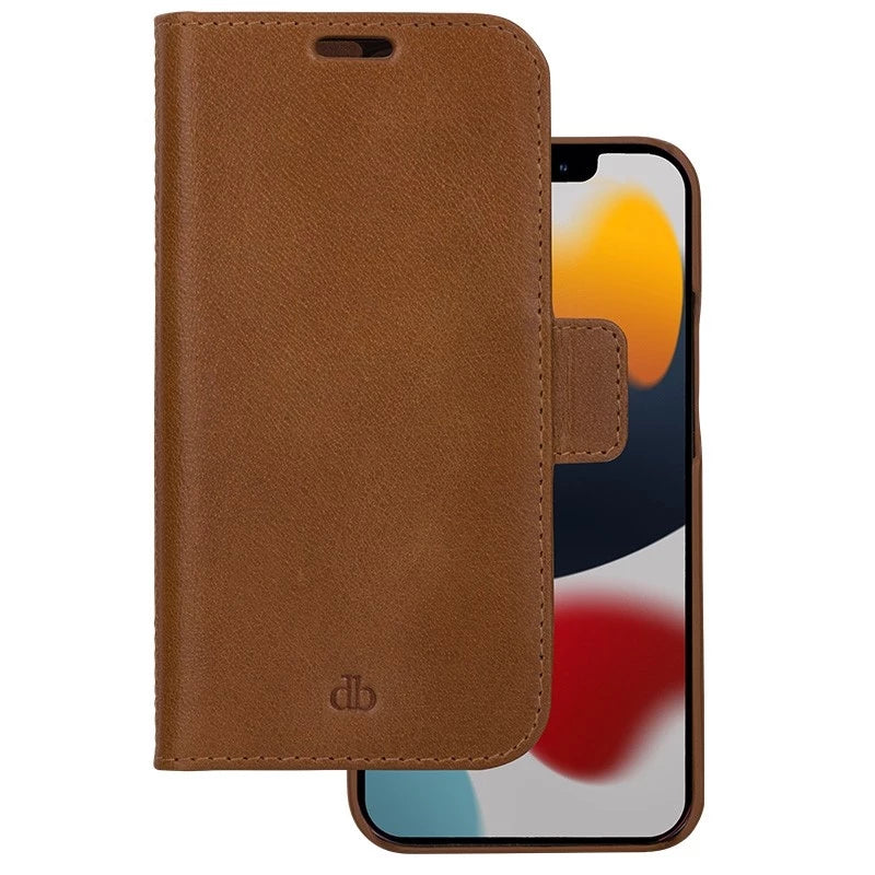 dbramante1928 Lynge 2in1 Case Brown - iPhone 13 Pro Leather Case