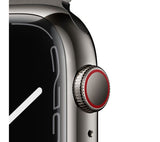 Apple Watch Series 7 GPS + Cellular - Graphite Stainless Steel with Graphite Milanese Loop, 45mm - Pristine
