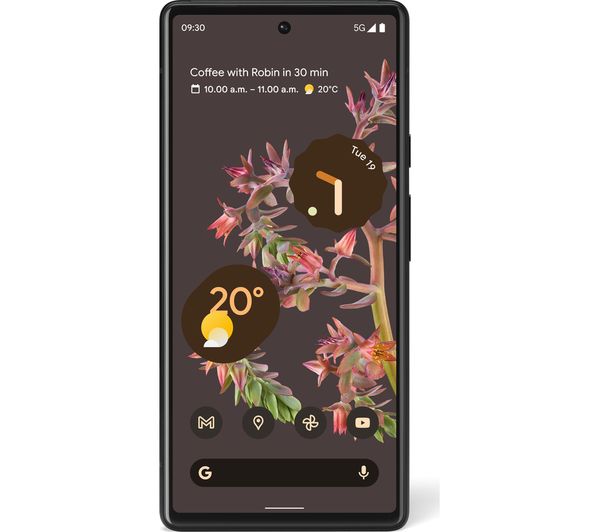 GOOGLE Pixel 6 - 128 GB, Stormy Black - Acceptable (SCREEN POOR)