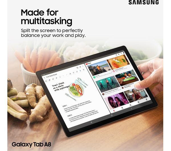 SAMSUNG Galaxy Tab A8 10.5" Tablet - 32 GB, Graphite - Acceptable