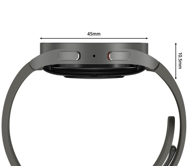 SAMSUNG Galaxy Watch5 Pro GPS - Grey Titanium, 45mm - Pristine