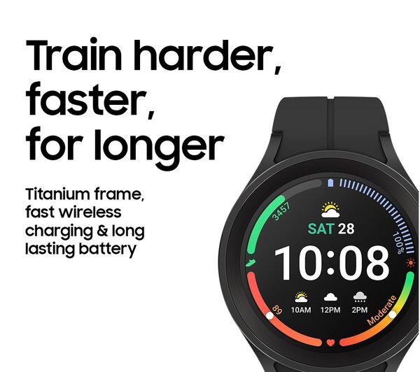 SAMSUNG Galaxy Watch5 Pro GPS - Grey Titanium, 45mm - Pristine