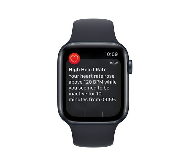 Apple Watch SE 2 GPS, 44mm Midnight Aluminium Case with Midnight Sport Band - Very Good