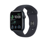 Apple Watch SE 2 GPS, 44mm Midnight Aluminium Case with Midnight Sport Band - Very Good