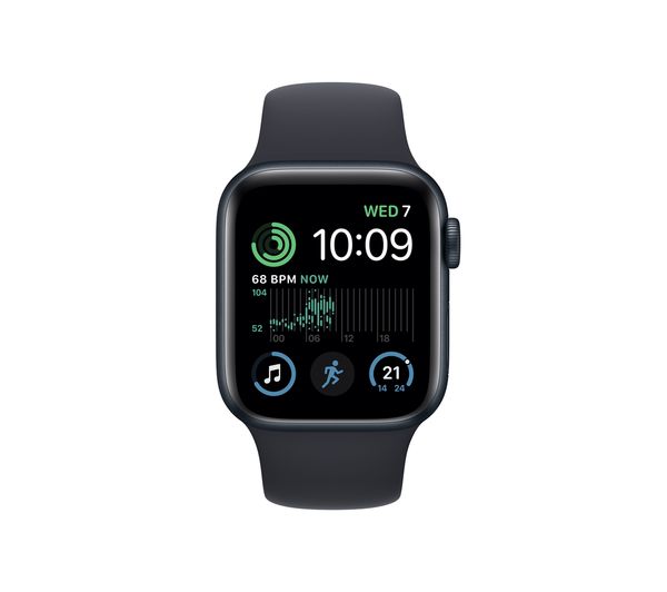 Apple Watch SE 2 GPS + Cellular, 40mm Midnight Aluminium Case with Midnight Sport Band - Good