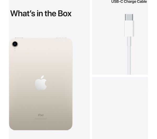 APPLE 8.3" iPad mini (2021) Wi-Fi - 256 GB Starlight Pristine