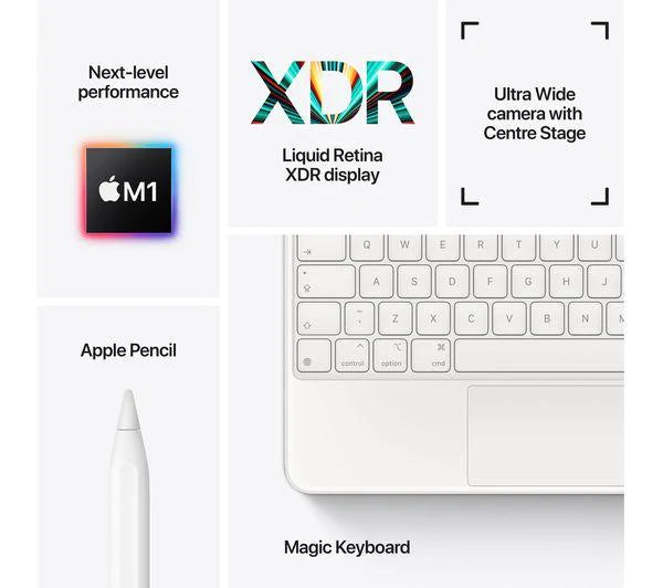 Apple iPad Pro 12.9" 5th Gen 128GB Wi-Fi + 5G Unlocked Space Grey Good