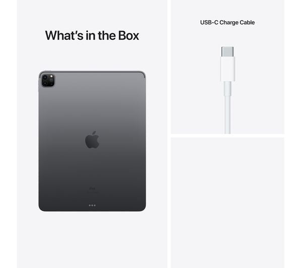 Apple iPad Pro 12.9" 5th Gen 2TB Wi-Fi + 5G Unlocked Space Grey Pristine