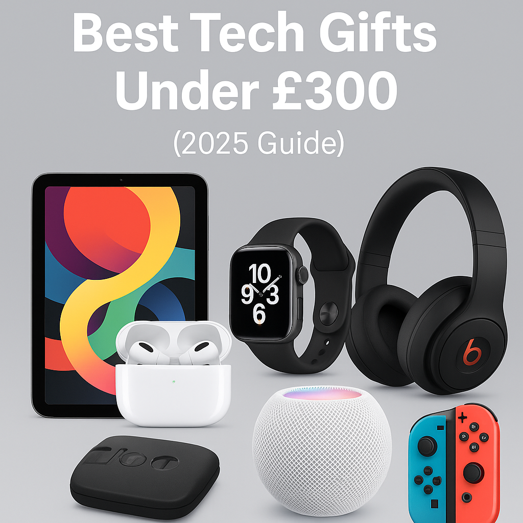 Best Tech Gifts Under £300 (2025 Guide to Affordable & Premium Tech)