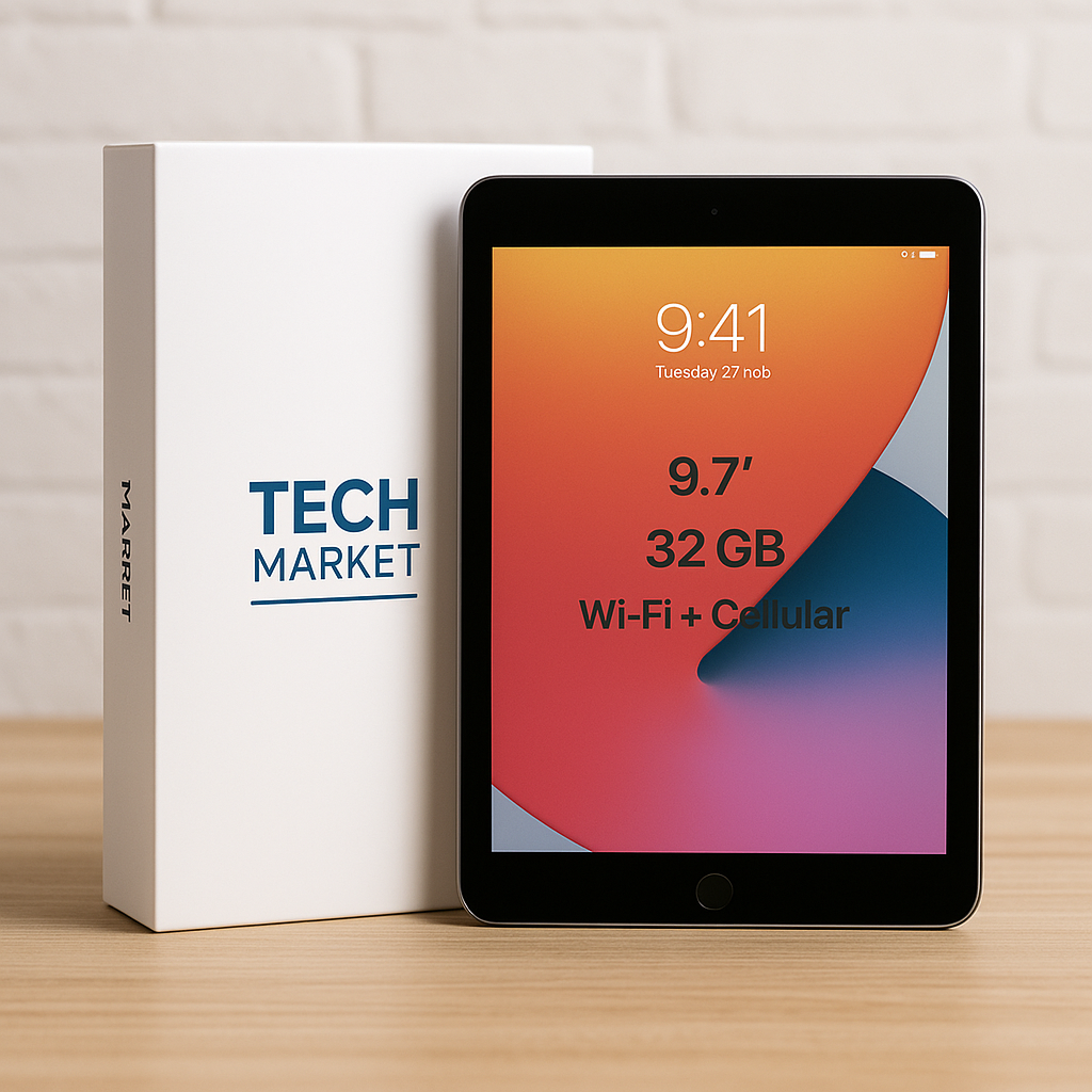Cheap Apple iPad 6 (2018) – 9.7" Space Grey with Wi-Fi & Cellular