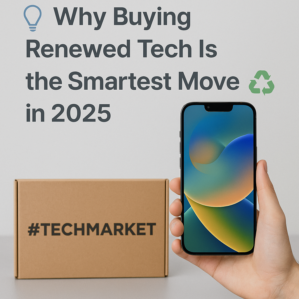 💡 Why Buying Renewed Tech Is the Smartest Move in 2025 ♻️
