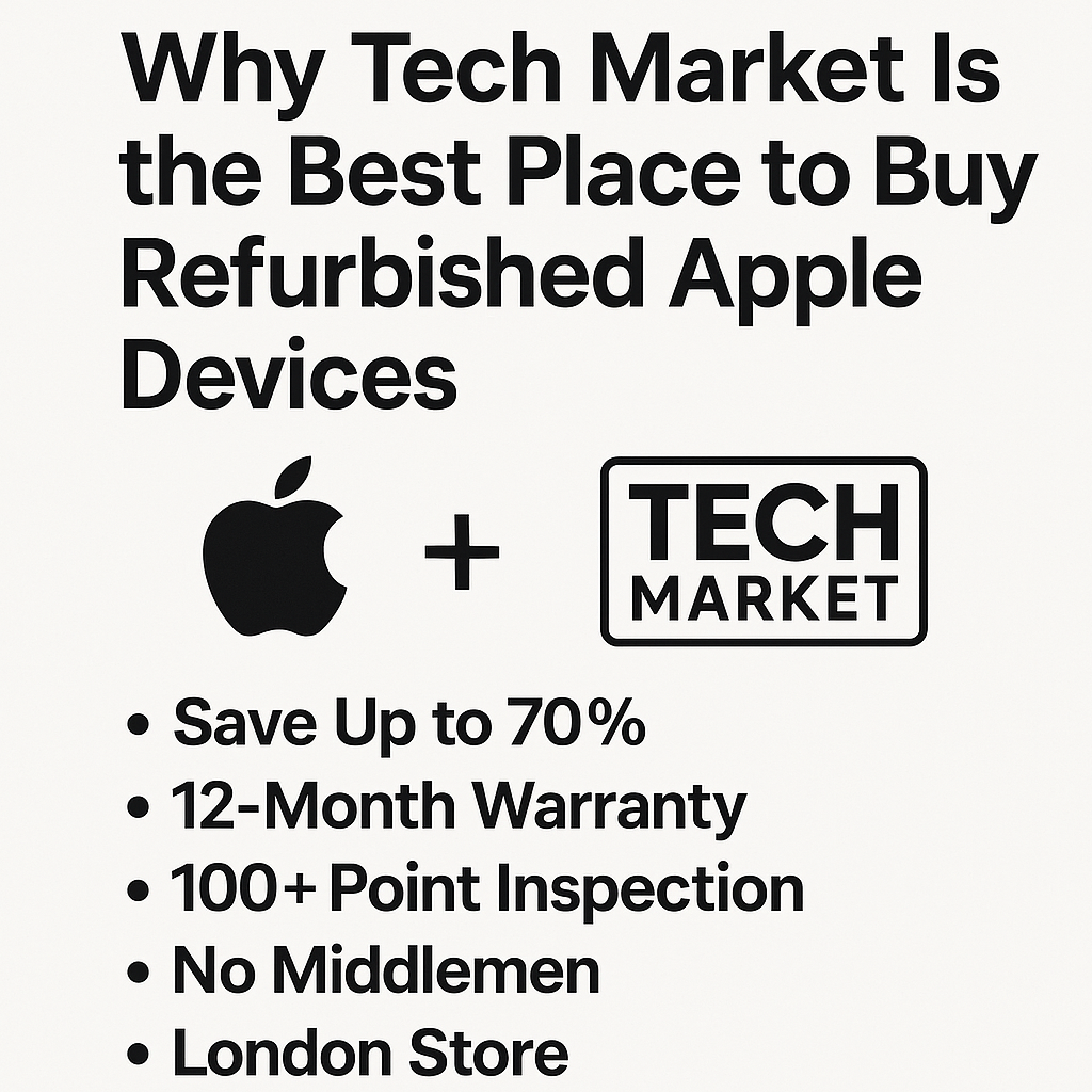 🔥 Why Tech Market Is the Best Place to Buy Refurbished Apple Devices