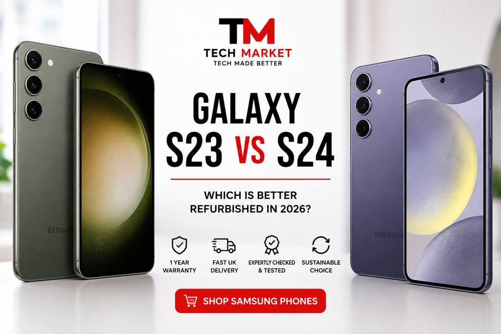 Samsung Galaxy S23 vs S24 Refurbished UK (2026): Which Should You Buy?