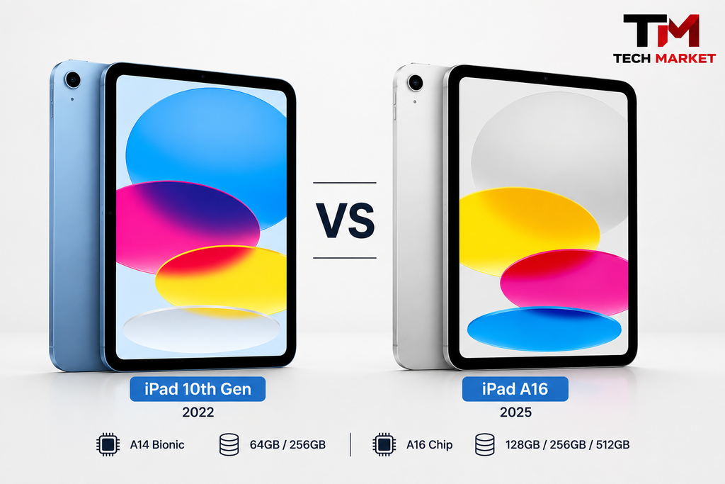 iPad A16 vs iPad 10th Gen Refurbished UK (2026): Which Should You Buy?