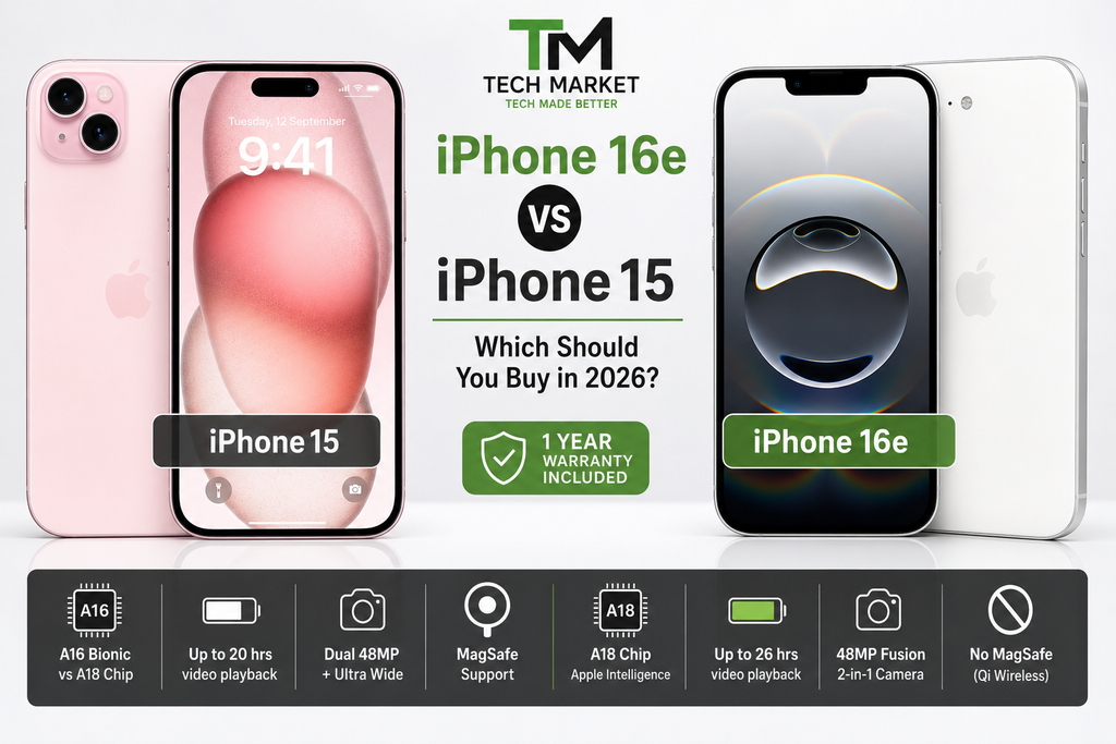 Refurbished iPhone 16e vs iPhone 15 UK (2026): Which Should You Buy?