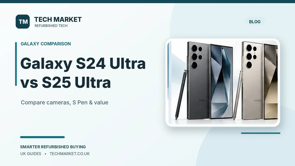Samsung Galaxy S24 Ultra vs S25 Ultra Refurbished UK: Which Is Better Value?
