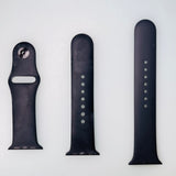 Apple 38mm Sport Band – Black – S/M & M/L Sizes for Apple Watch