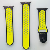 Apple 40mm Nike Sport Band – Black/Lime Blast – S/M & M/L Sizes for Apple Watch