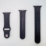 Apple 42mm Sport Band – Black – S/M & M/L Sizes for Apple Watch