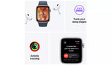 Apple Watch SE 2 GPS, 44mm Midnight Aluminium Case with Midnight Sport Loop - Good
