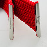 Apple 44mm Braided Solo Loop Watch Band - Red - Size 11