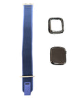 APPLE Watch Series 10 Cellular - 46mm Jet Black Aluminium Case with Blue Trail Loop, M/L - Very Good