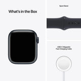 Apple Watch Series 7 GPS - Midnight Aluminium with Midnight Sport Band - 45mm - Acceptable