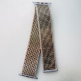 Apple 44mm Nike Sport Loop Watch Band - White/Black/Lime Blast - One Size
