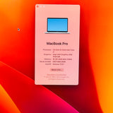 Apple MacBook Pro i7 2.6GHz 15" 2019 16GB RAM 500GB SSD Touch Bar Touch ID REF#67509-L