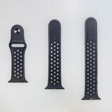 Genuine Apple 44mm Nike Sport Band – Anthracite/Black – S/M & M/L Sizes for Apple Watch