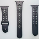 Apple 44mm Nike Sport Band – Black/Black – S/M & M/L Sizes for Apple Watch