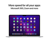 APPLE MacBook Air 13.6" (2022) - M2, 8GB RAM, 256GB SSD, Silver - Very Good