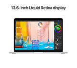 APPLE MacBook Air 13.6" (2022) - M2, 8GB RAM, 256GB SSD, Silver - Very Good